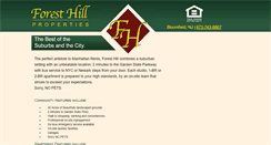 Desktop Screenshot of foresthillpropertiesnj.com